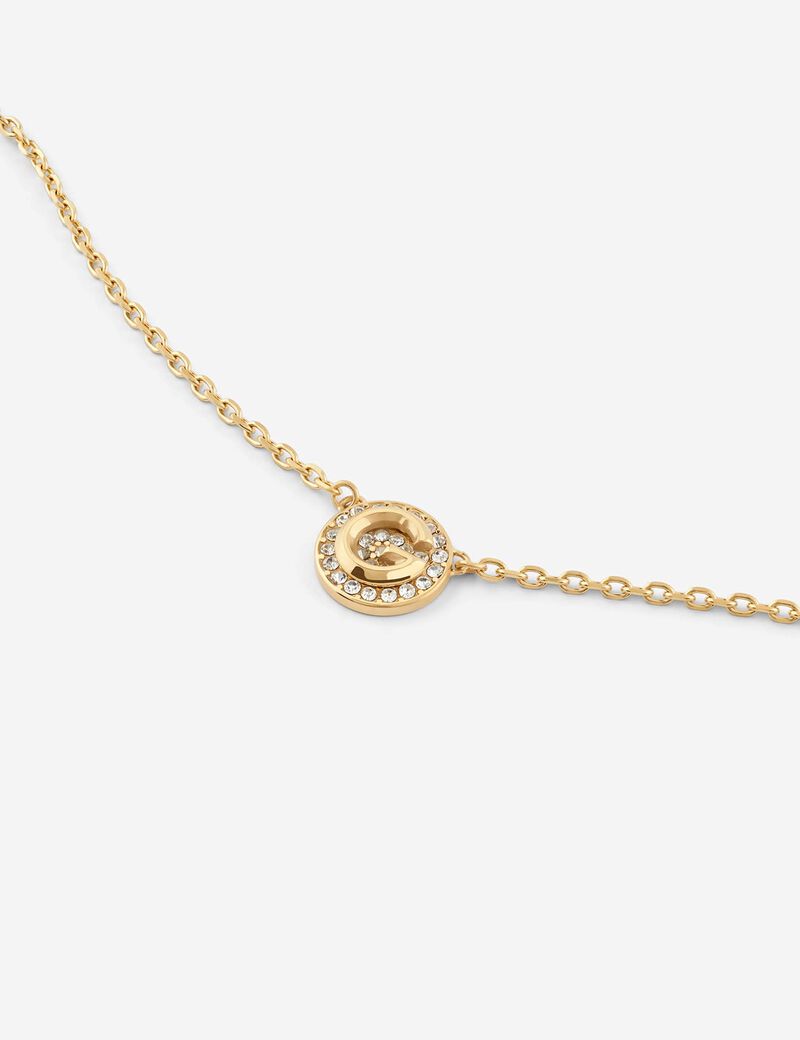 G crystal necklace