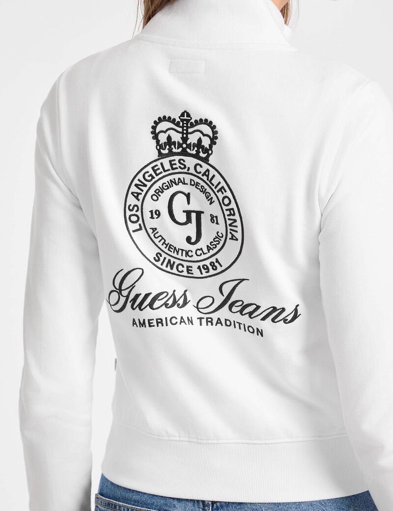 سويت شيرت قصير برقبة على شكل حرف V