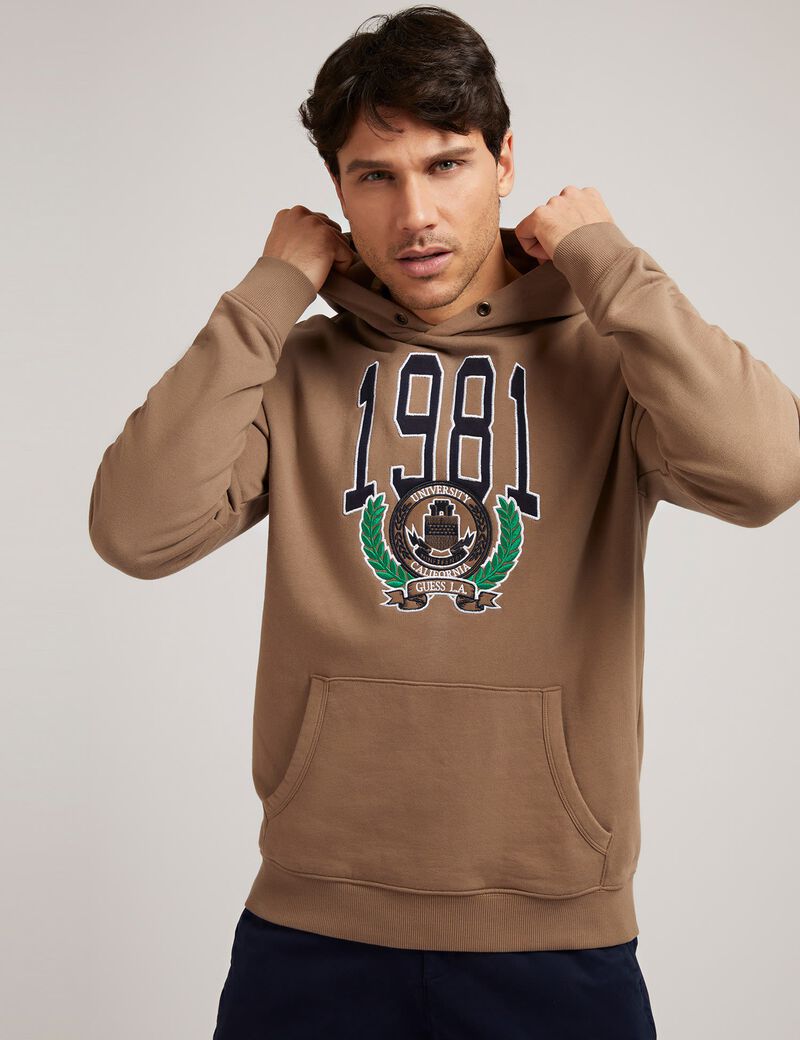Front Print Hoodie Sweatshirt