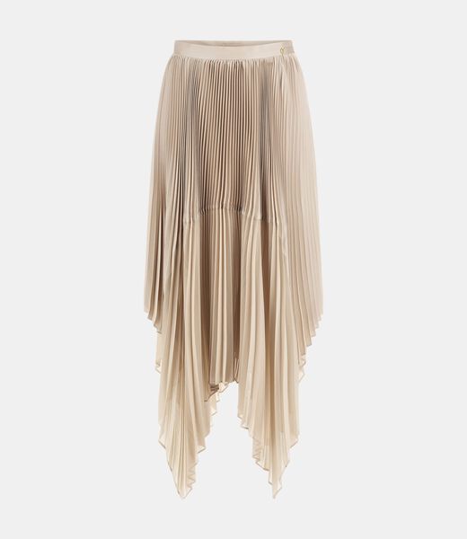 Pleated Midi Skirt