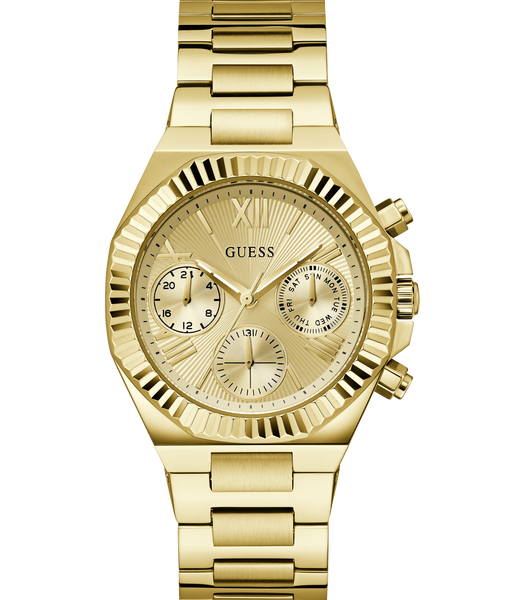 Ladies Gold Tone Multi-function Watch