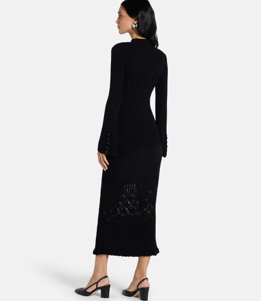 Twin-set long sweater dress