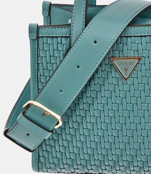 Silvana woven mini handbag