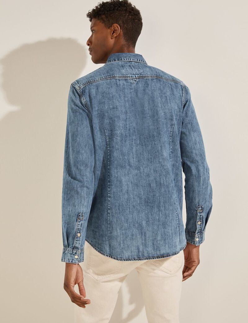 Slim Fit Denim Shirt