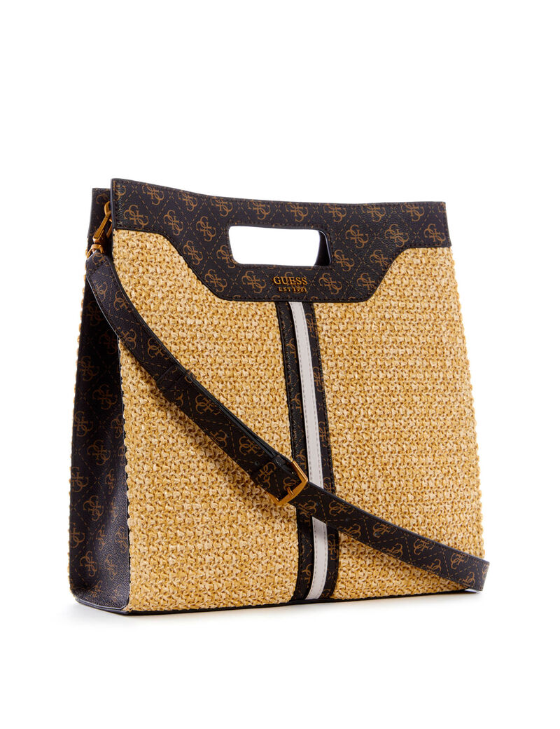 Kasinta Raffia Cutout Tote