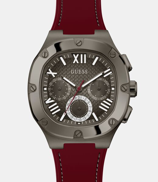 Multi-function silicone watch