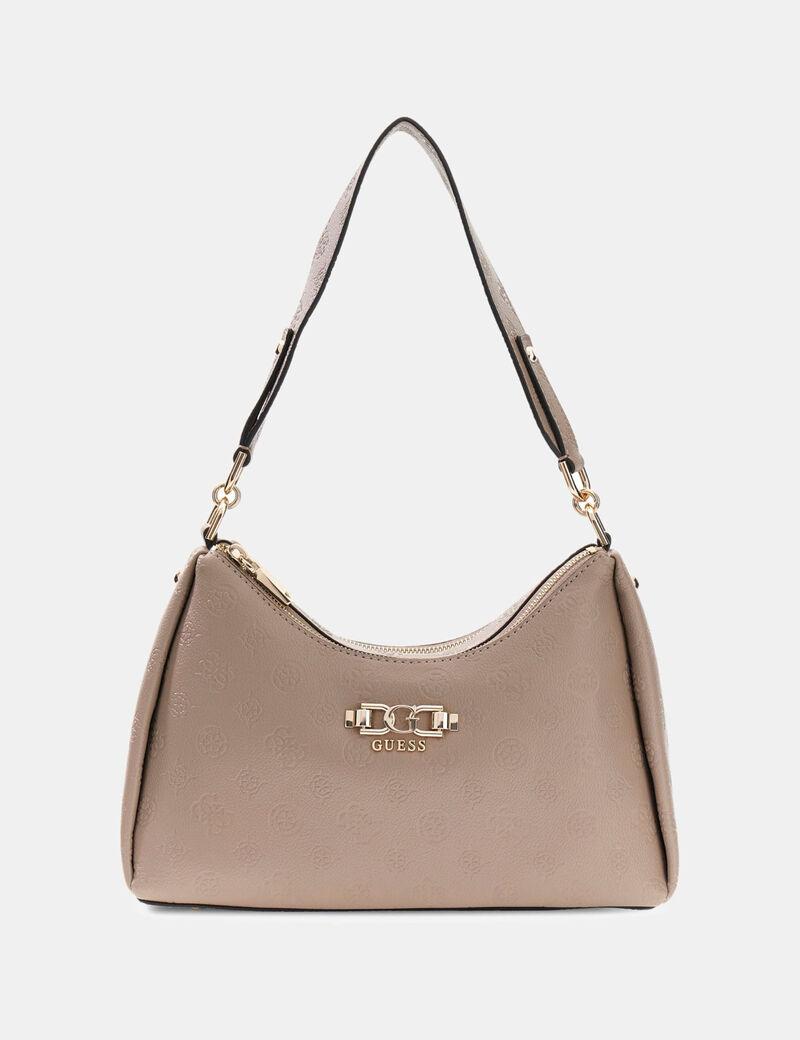 guess anise double zip shoulder bag