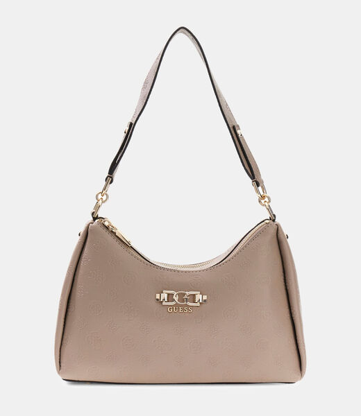 guess anise double zip shoulder bag