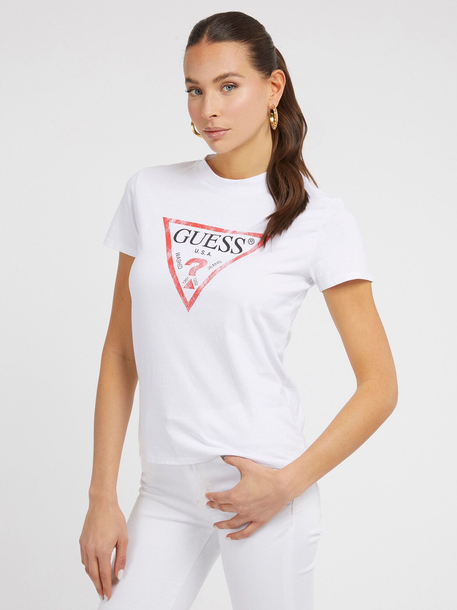 Guess t shop shirt women's sale