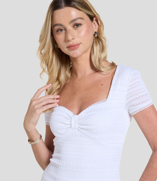 Lace mini dress