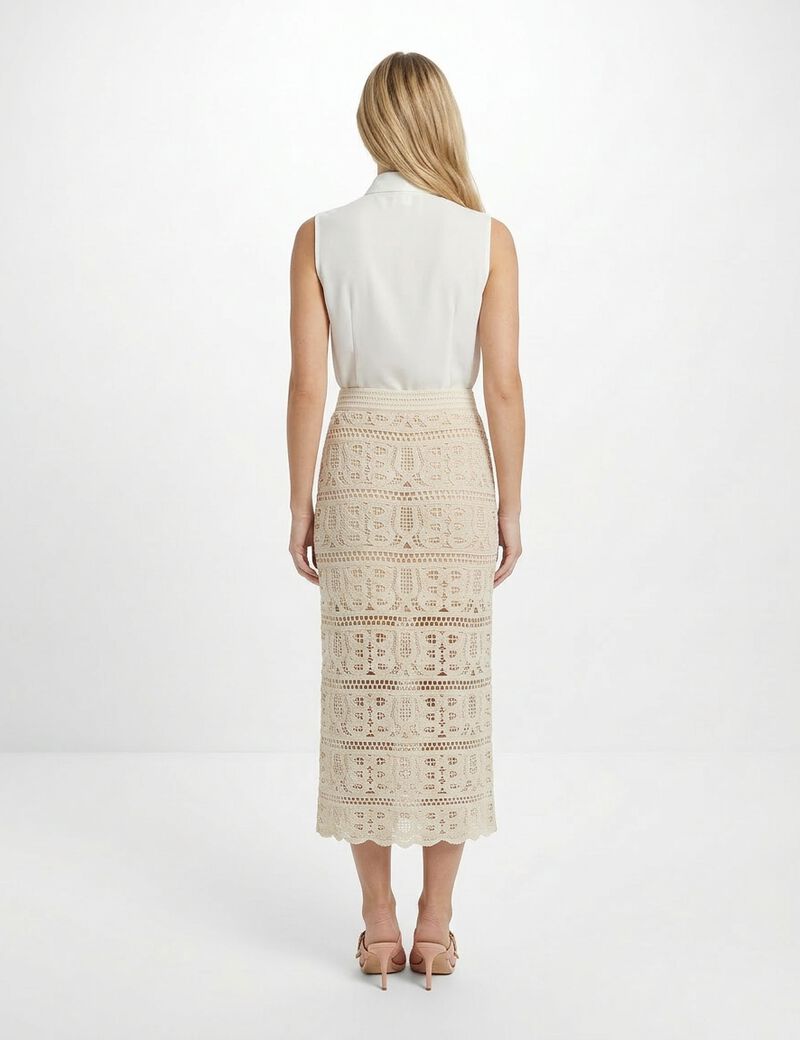 Octavia long sweater skirt