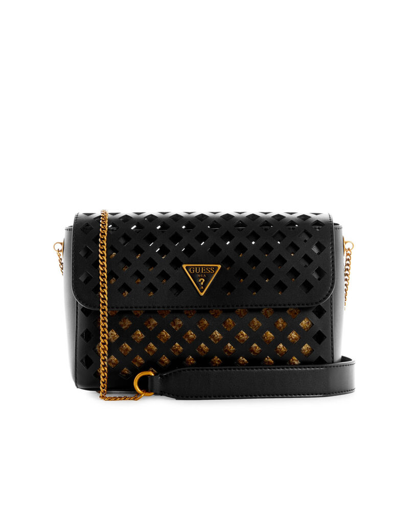 Aqua Crossbody Flap