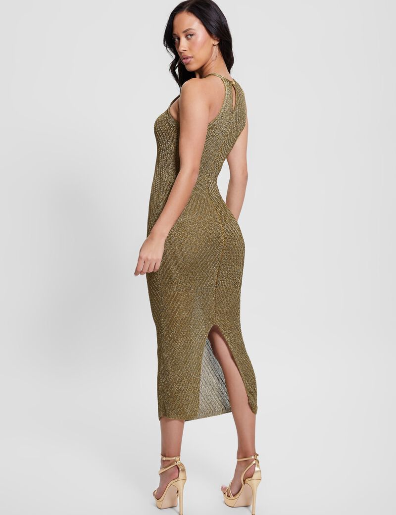 Lurex Yarn Long Dress