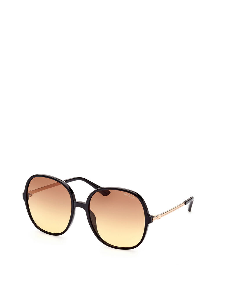 نظارة شمسية بعدسات مربعة كبيرة