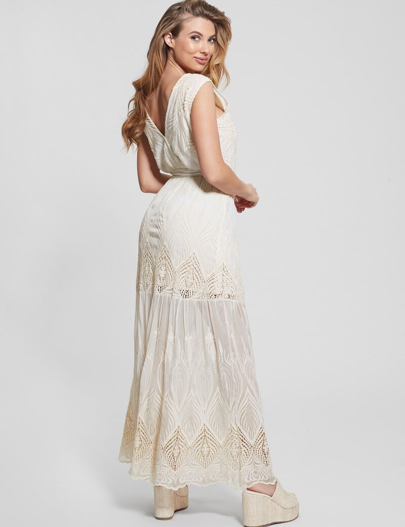 Silk Blend Long Dress
