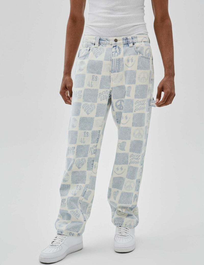J Balvin Cargo Denim Pant