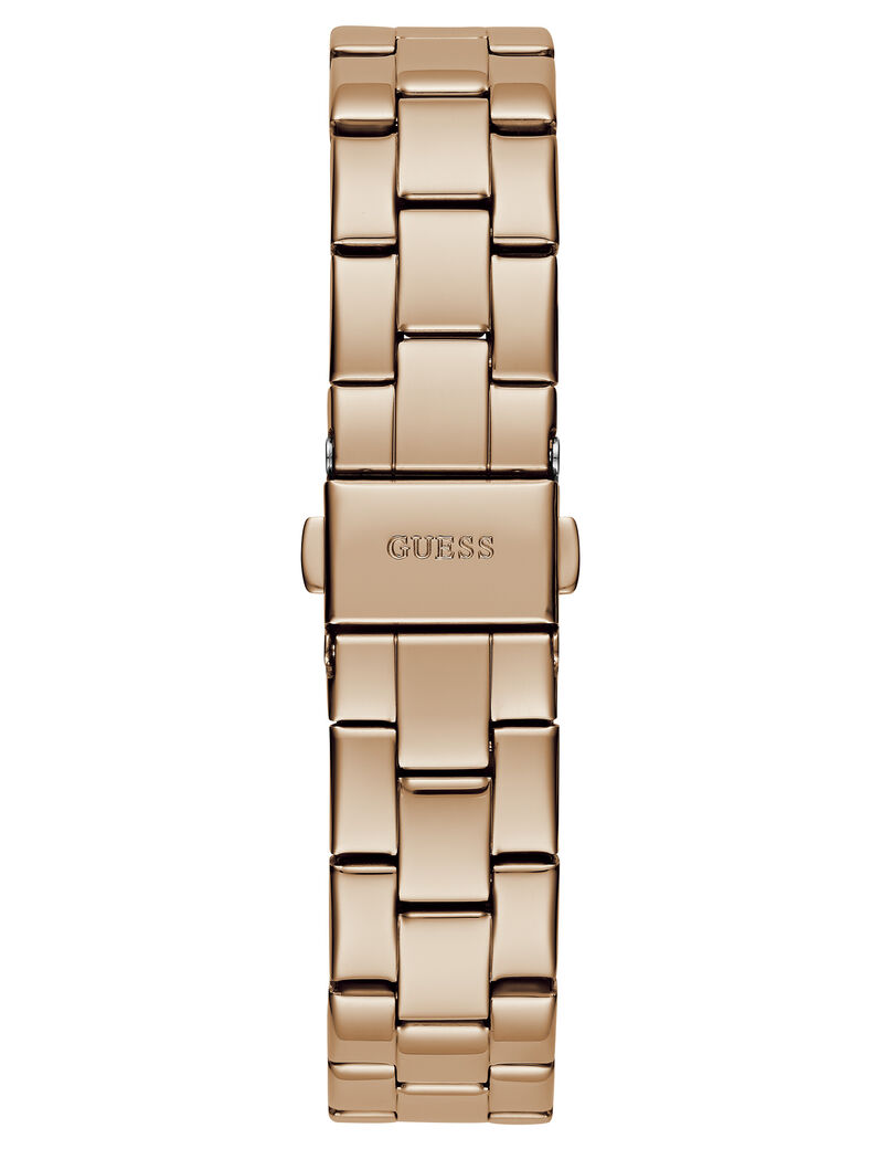 Rose Gold Tone Quartz Analog Stainless Steel Watch