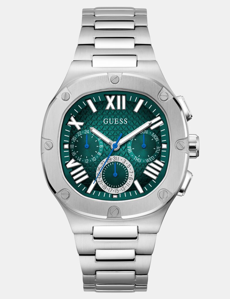Multi-function steel watch