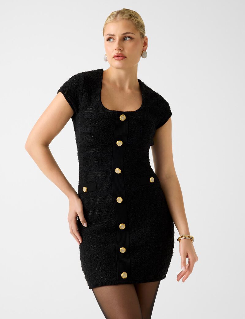 جيس marciano boucl  mini dress