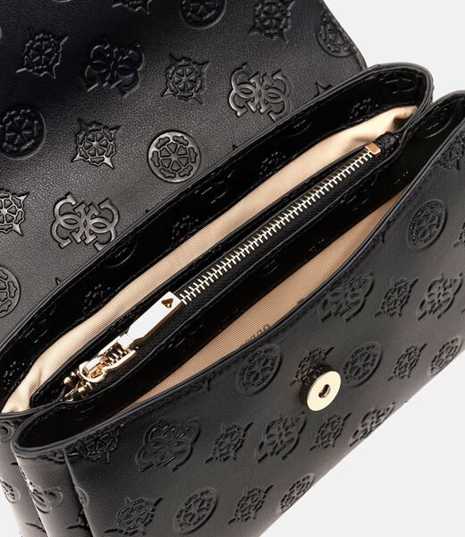 Tisha 4G peony logo handbag