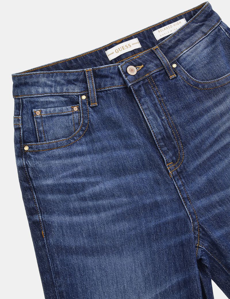 High Rise Wide Leg Denim Pant