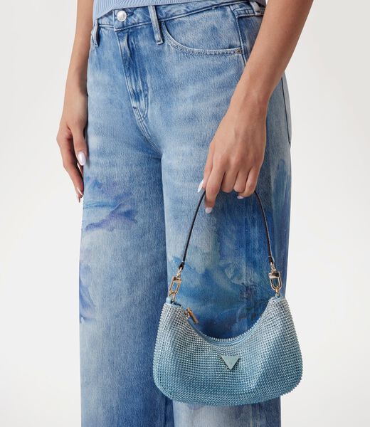 Zalina Rhinestone Mini Shoulder Bag