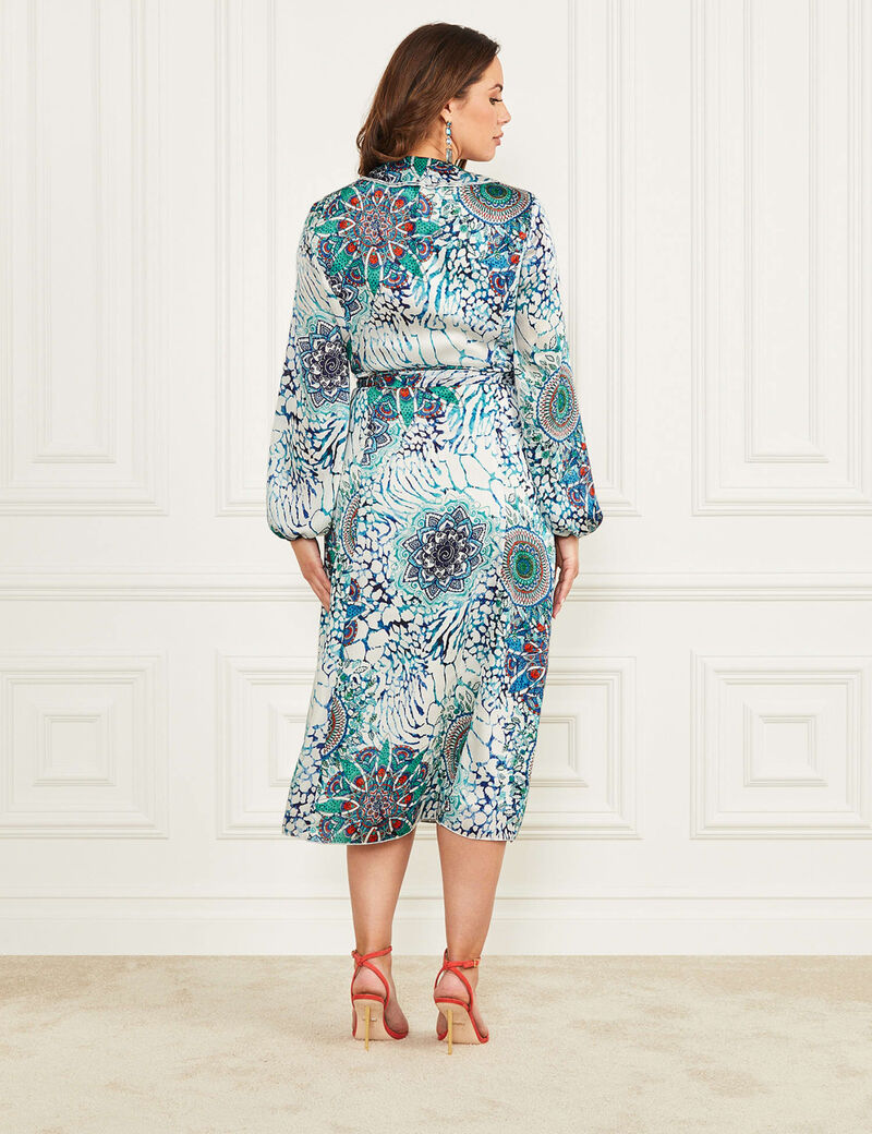 فستان طويل مارسيانو بطبعة زهور