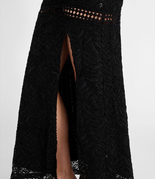 Bodycon lace maxi dress