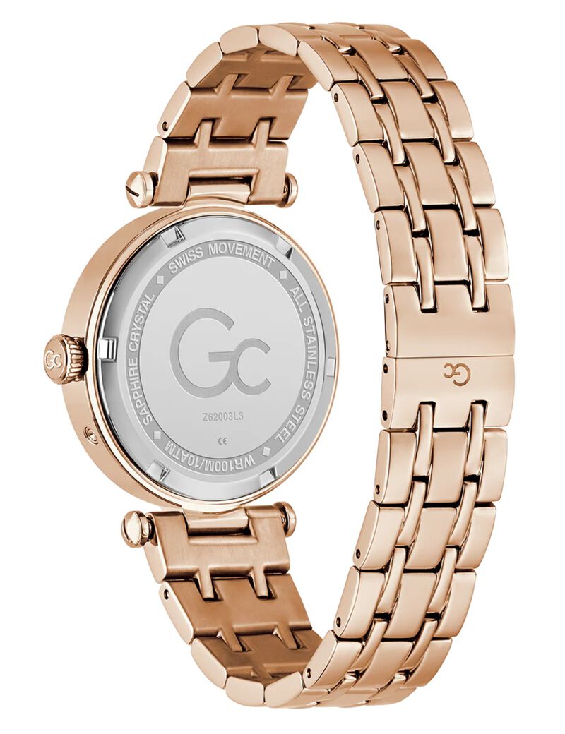 Gc TopChic rose gold metal watch