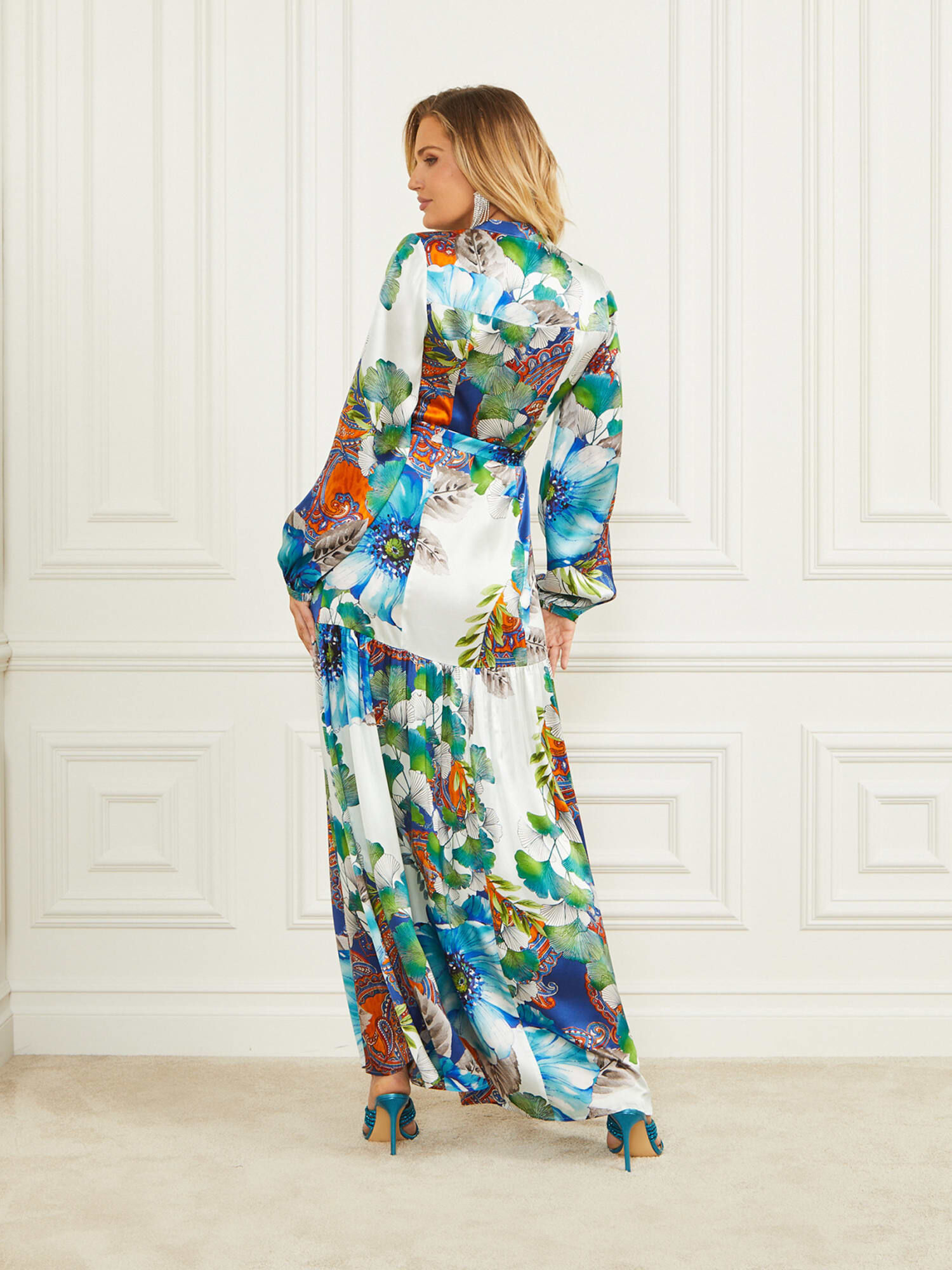 Marciano silk dress outlet