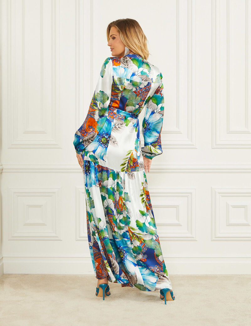 Marciano silk long dress