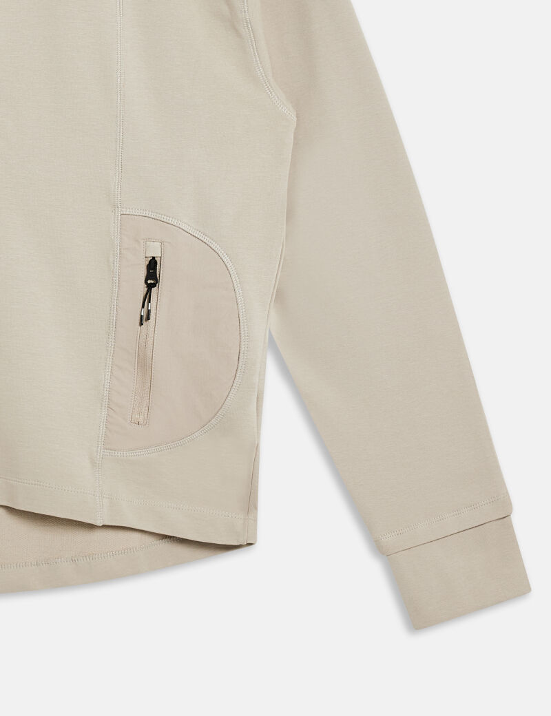 Zip-up sweatshirt