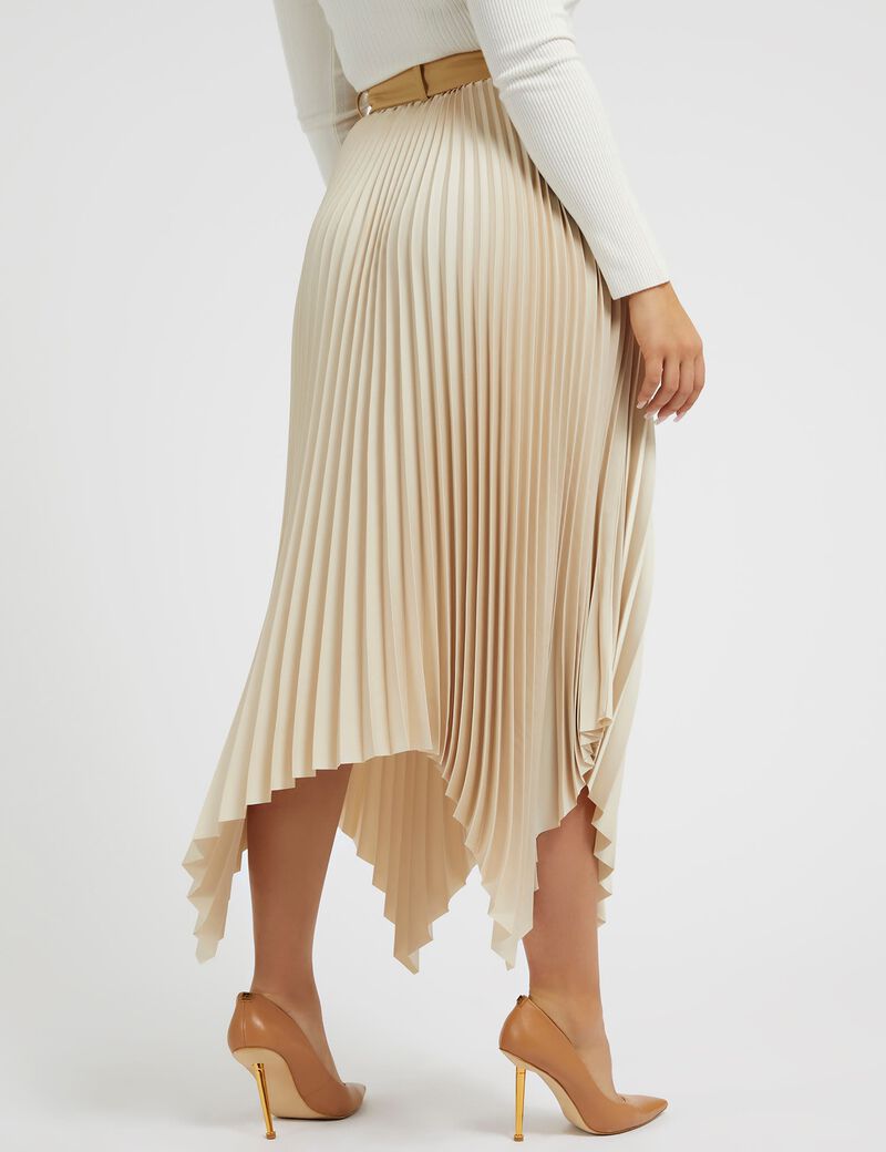 Asymmetrical Pleated Skirt