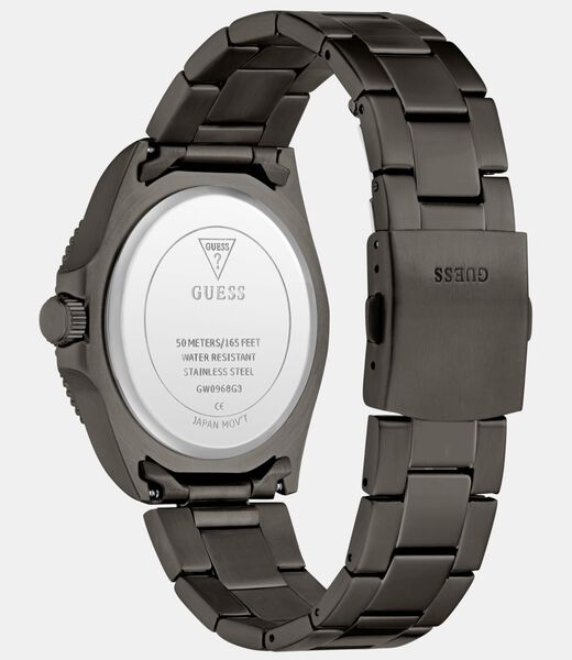 Mens Gunmetal Analog Watch