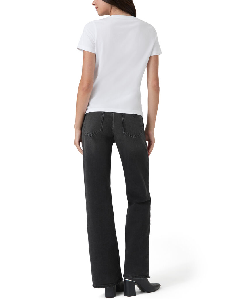 guess triangle logo t shirt