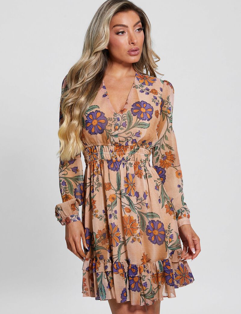 All Over Print Mini Dress