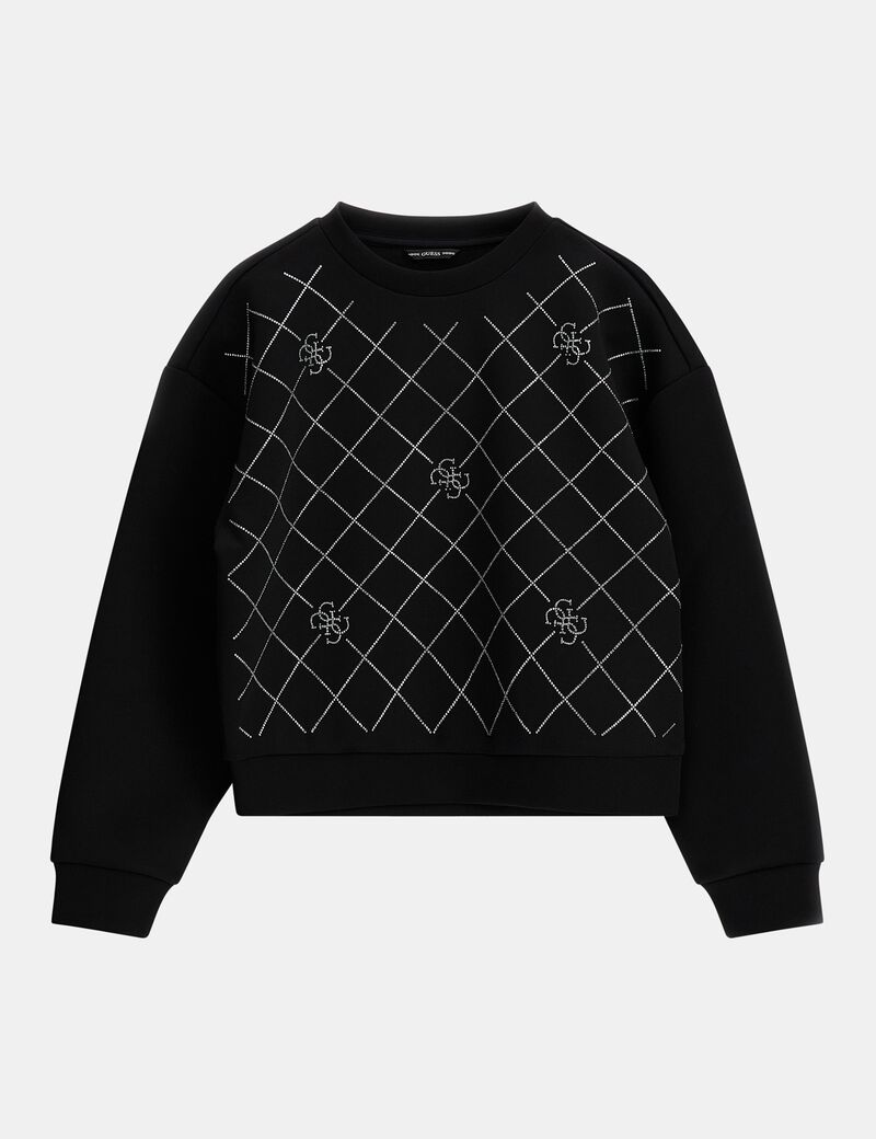Rhinestones 4G Logo Scuba Sweatshirt