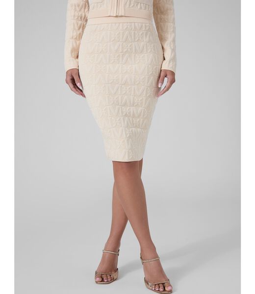 guess marciano monogram skirt