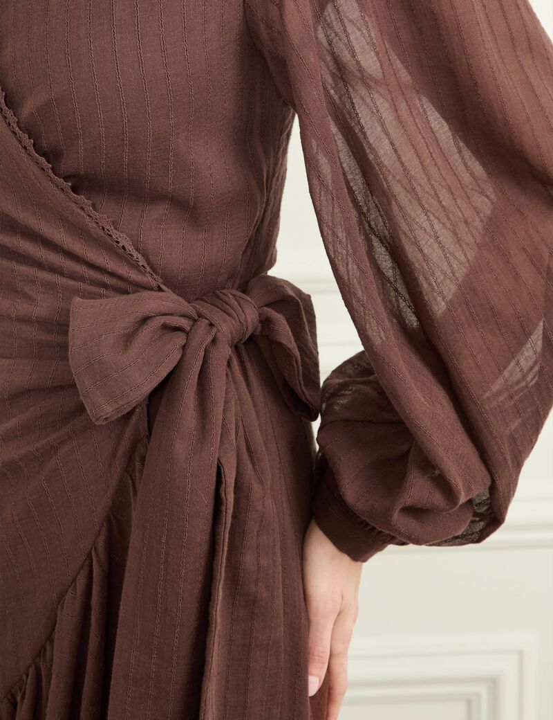 فستان مارسيانو الطويل ذو الخصر المتسع