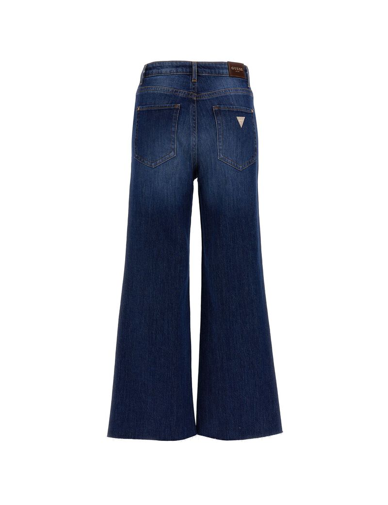 High Rise Wide Leg Denim Pant