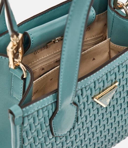 Silvana woven mini handbag