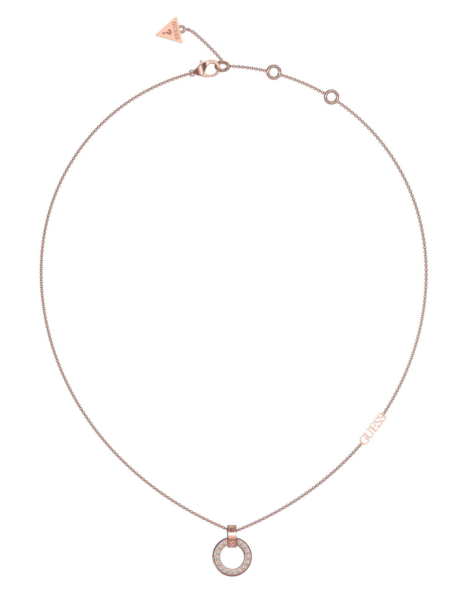 Guess necklace circle outlet