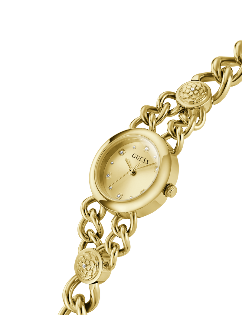Ladies Gold Tone Analog Watch