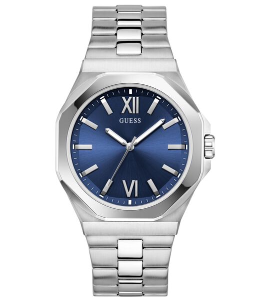 Mens Silver Tone Analog Watch