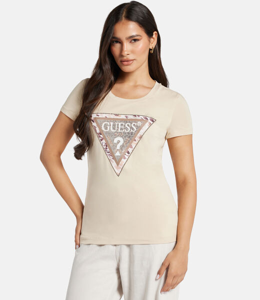 Animalier triangle logo T-shirt