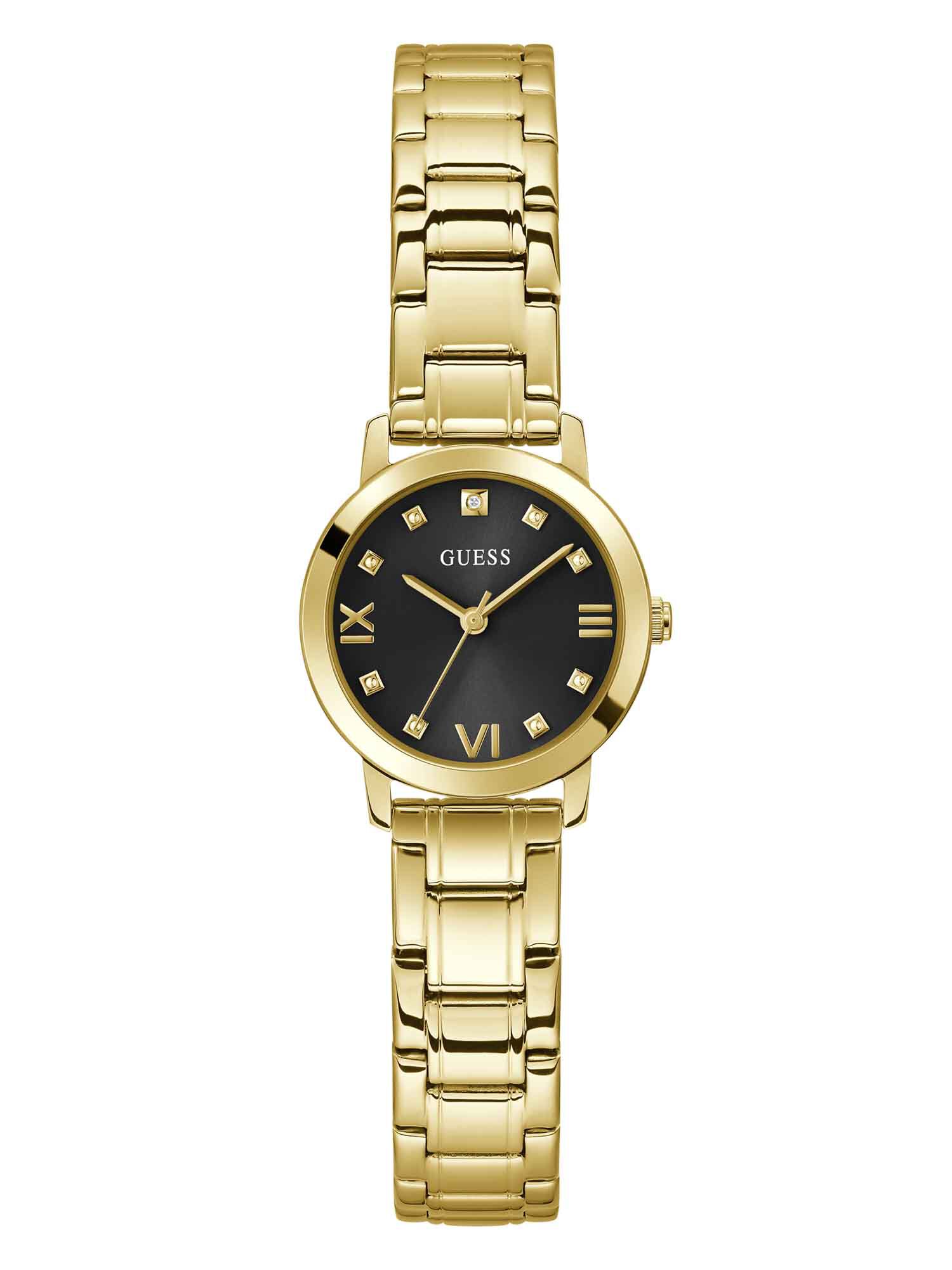 Guess gold and diamond watch hotsell