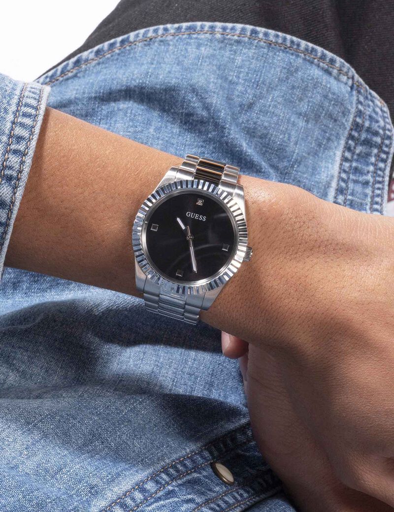 Silver-tone Analog Watch