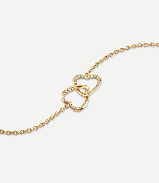 Mon amour two hearts bracelet