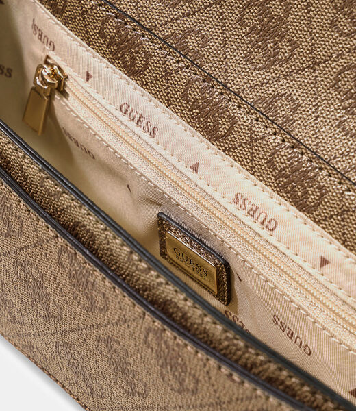 guess yvonne logo mini crossbody bag