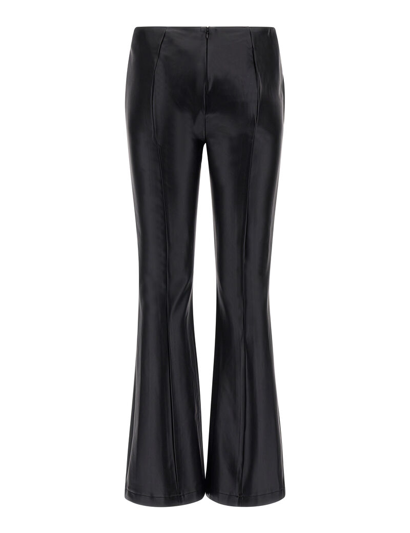 Faux Leather Flare Pant